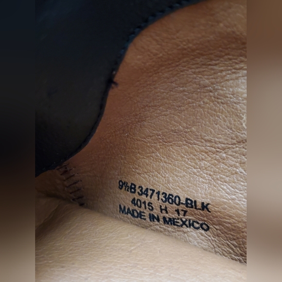 Black Leather Over-the-Knee Boot - Picture 10 of 15